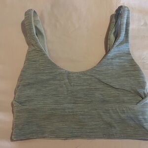Women's grey lululemon Striped Bralette
